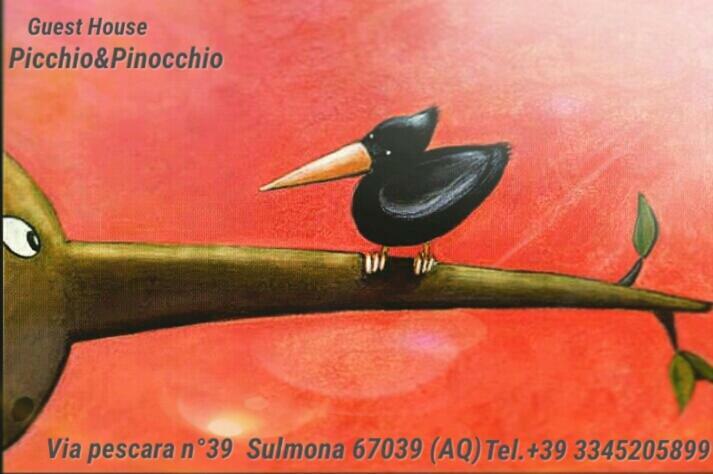 Picchio&Pinocchio Guest House Sulmona Eksteriør billede